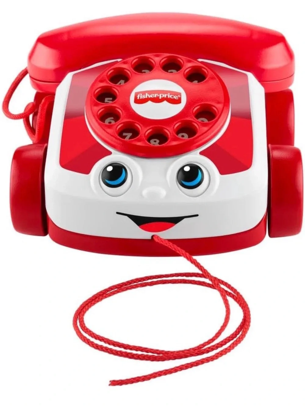 Fisher-Price Baby Toy Red Chatter Telephone, Mattel 80Th Anniversary Edition